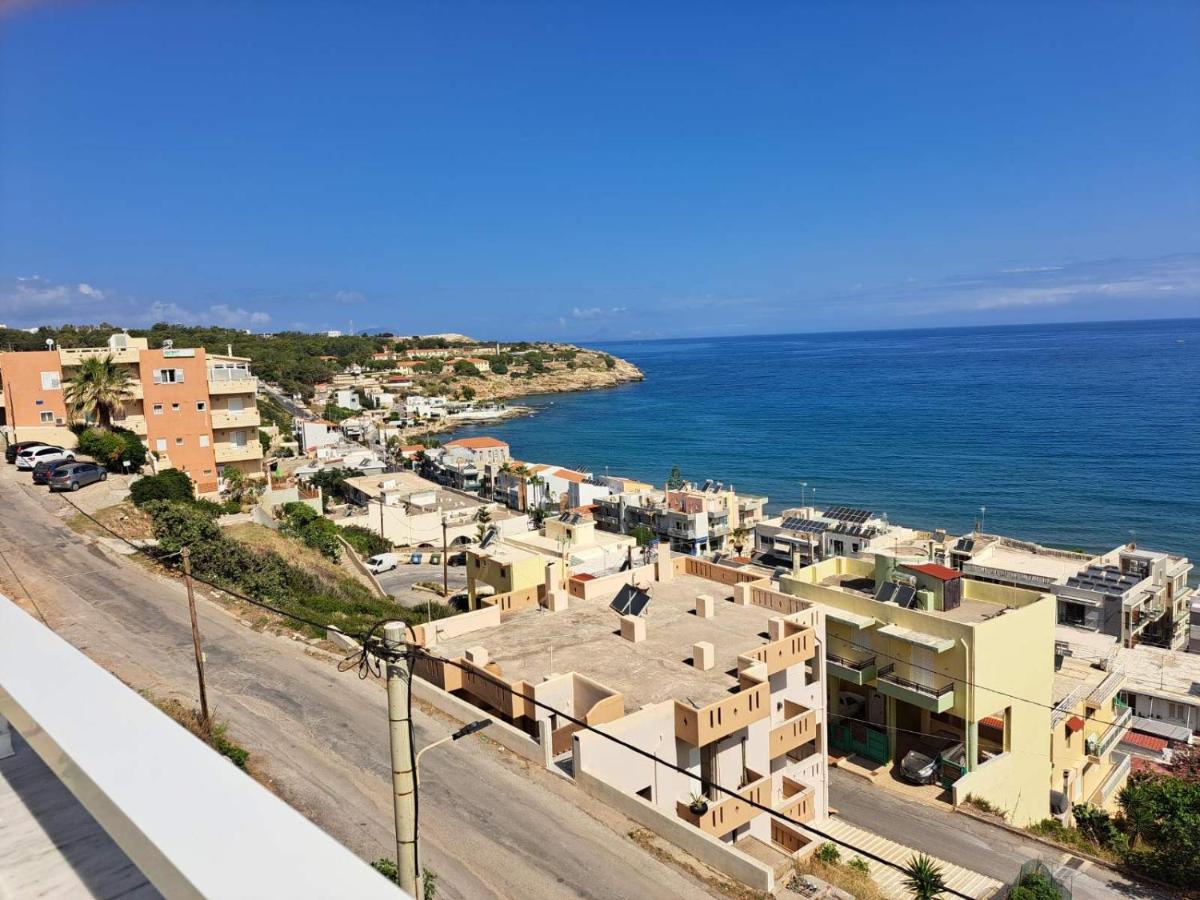 Seaview Flora'S Luxury Apartment-300Meters From The Beach Rethymno Exterior foto