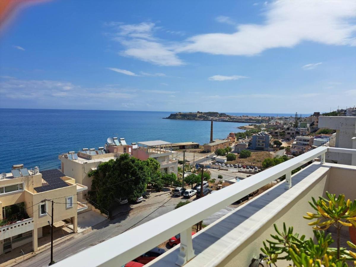Seaview Flora'S Luxury Apartment-300Meters From The Beach Rethymno Exterior foto